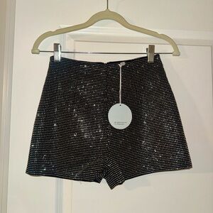 NWT Black Stud Women's Shorts